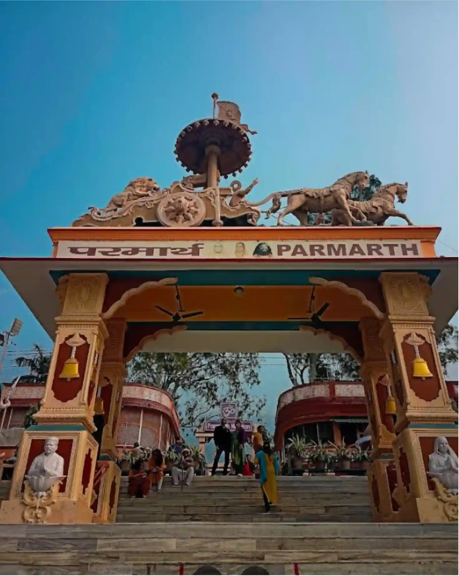Comfortable ashram rooms at Parmarth Niketan Rishikesh