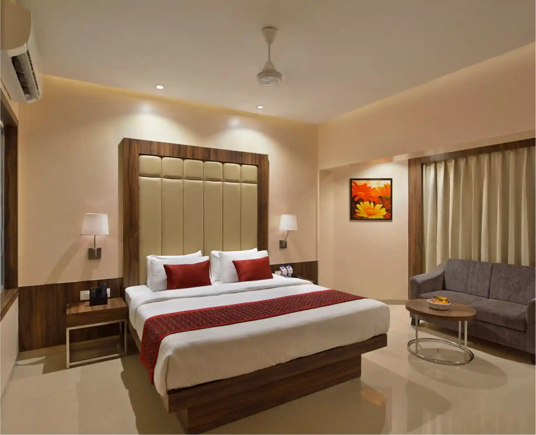 AC Room at Parmarth Niketan Ashram Rishikesh